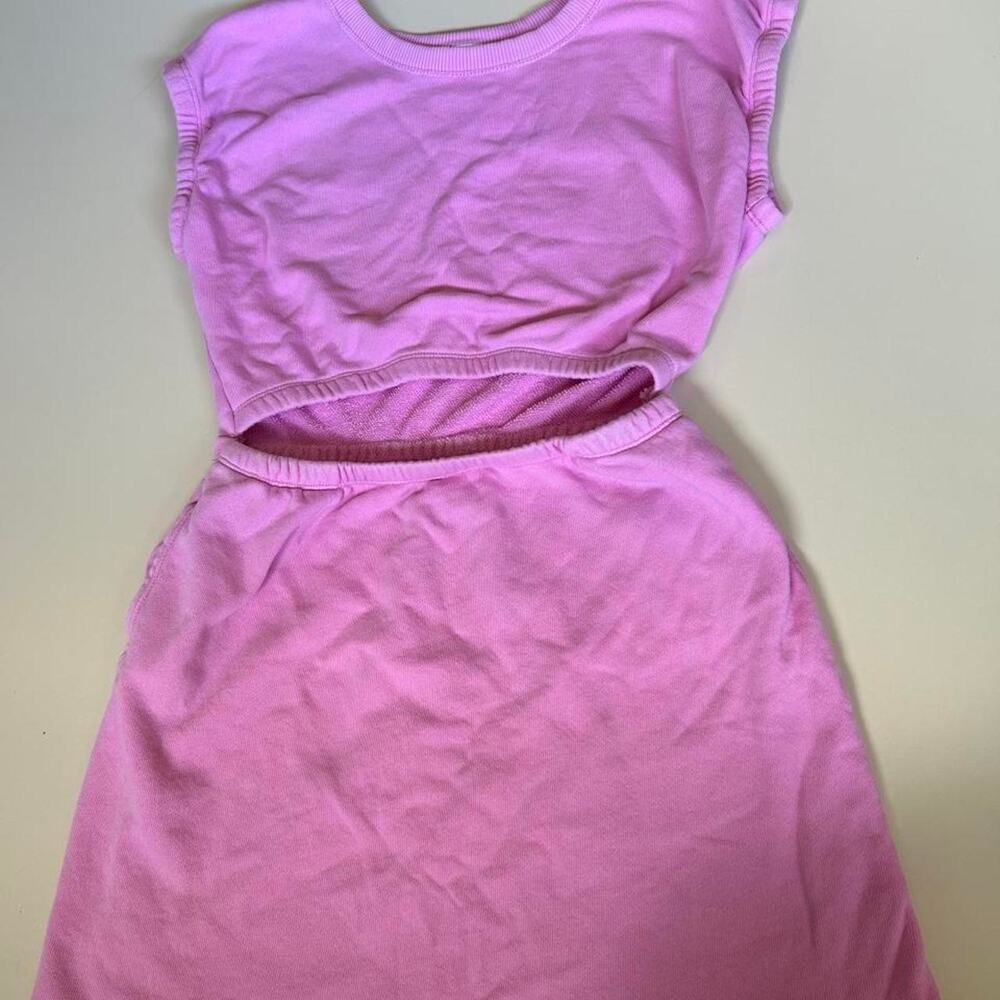 Aerie pink cut out dress